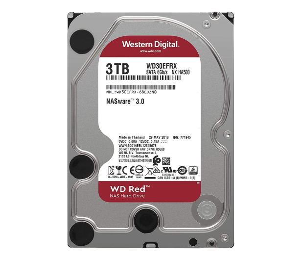 WD RED 3TB 5400obr. 64MB - 103165 - zdjęcie 2